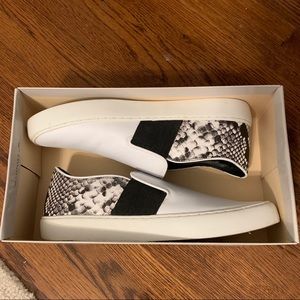 Barely worn Marc Fisher Snakeskin Slides/ Slip ons